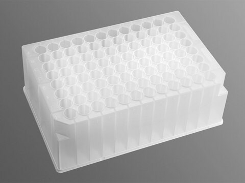 ディープウェルプレート size 96&#160;wells, size 2.0&#160;mL, pkg of 10x5plates/cs, sterile