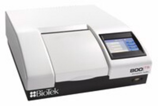 Leitor de absorbância 800 TS com software Gen5 BioTek&#174; The 800 TS easily measures absorbance in microplate-based assays. The onboard software is ideal for endpoint protocols, and under computer control with Gen5 software, applications include kinetic ELISA.