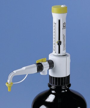 BRAND&#174; Dispensette&#174; Organic bottle-top dispenser, analog-adjustable volume 1-10&#160;mL, with SafetyPrime