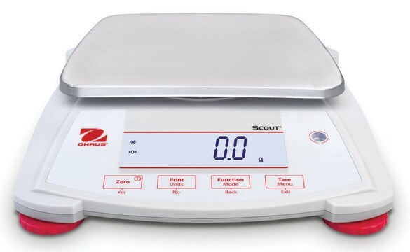 Ohaus&#174; Scout&#174; SPX Balance Model SPX8200, weighing capacity 8200&#160;g, resolution: 1&#160;g