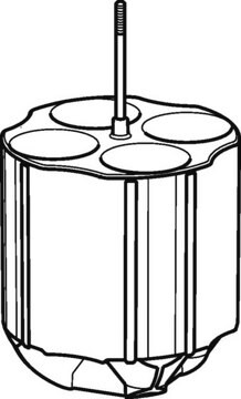 Adapter for Eppendorf&#174; S-4x400 Rotor 50 mL conical tubes, pkg of 2&#160;ea