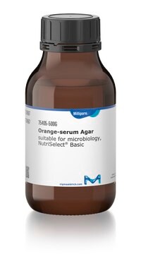 Orange-serum Agar suitable for microbiology, NutriSelect&#174; Basic