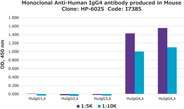 Monoclonal Anti-Human IgG4 antibody produced in mouse clone HP-6025, ascites fluid