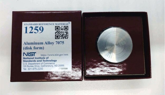 Aluminum alloy 7075 NIST&#174; SRM&#174; 1259