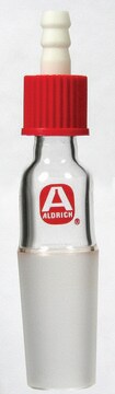 Aldrich&#174; Vakuumadapter mit SafetyBarb&#174; Schlauchanschluss straight port, male joint: ST/NS 24/40