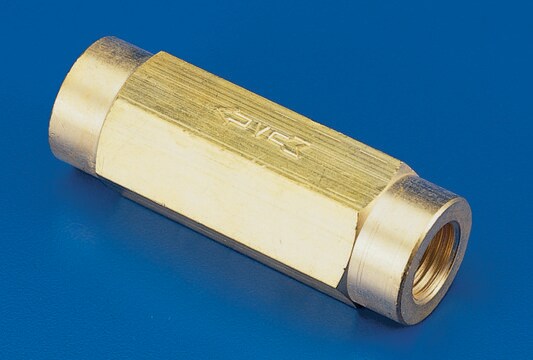 Vanne anti-retour Viton&#174; O-ring, brass valve