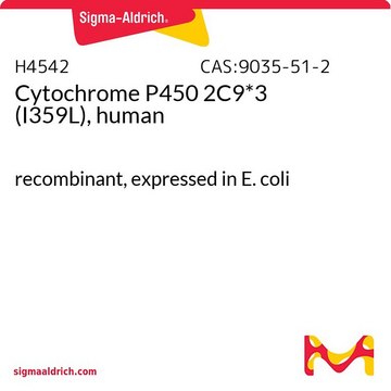 Cytochrome P450 2C9*3 (I359L), human recombinant, expressed in E. coli