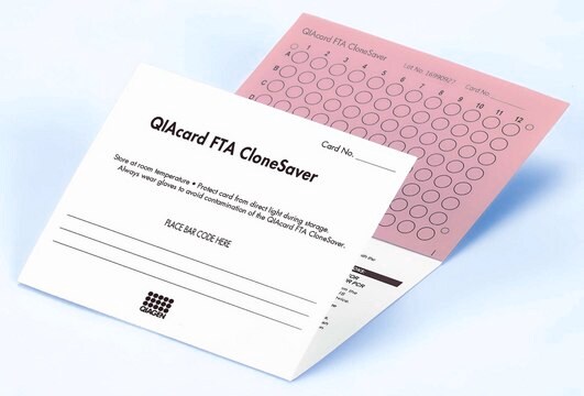 QIAcard&#8482; FTA&#8482; CloneSaver Cards 96 well format, pkg of 5 cards