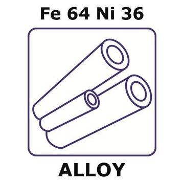 Invar&#174; - Controlled Expansion Alloy, Fe64Ni36 200mm tube, 2.2mm outside diameter, 0.16mm wall thickness, 1.88mm inside diameter