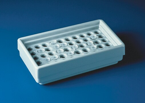 Scienceware&#174; microsample tube rack Holds 105 x 8&nbsp;mm tubes