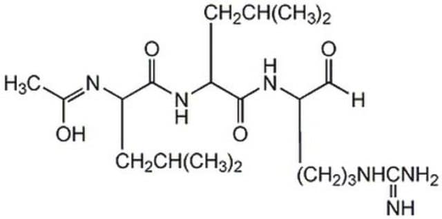 Leupeptin, Hemisulfat, mikrobiell Leupeptin hemisulfate, CAS 103476-89-7, is a reversible inhibitor of trypsin-like proteases and cysteine proteases