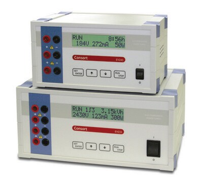 Consort EV series power supplies EV233, output0-3,000&#160;V, 0-300&#160;mA, 0-300&#160;W