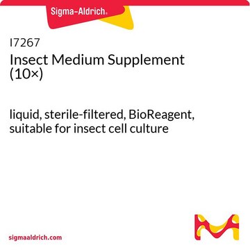 昆虫培养基添加剂 (10×) liquid, sterile-filtered, BioReagent, suitable for insect cell culture