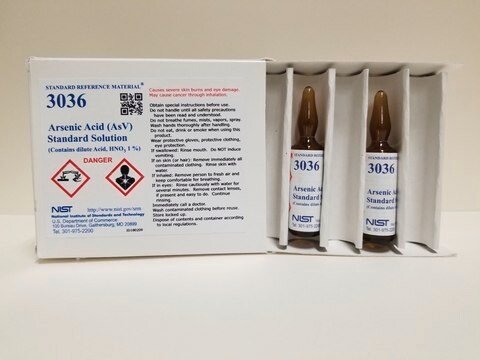 砷酸（AsV）标准溶液 NIST&#174;SRM&#174; 3036