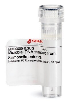 Wzorzec mikrobiologicznego DNA z Salmonella enterica Suitable for PCR, sequencing and NGS, 10&#160;ng/&#956;L