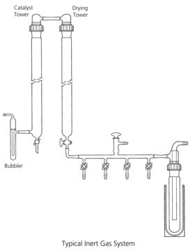 Catalyst tower threaded ST/NS: 45/50 joint, glass stopcock, with two hose barbs