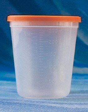 Corning&#174; polypropylene beaker lid only, for 250 mL beaker, sterile, 500/cs