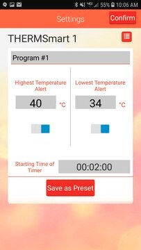 SP Bel-Art&#174; Durac&#174; Bluetooth Thermometer temp. range at -50-300 °C, stainless steel probe