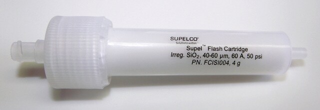 Supel&#8482; 层析色谱柱 40-63&#160;&#956;m, matrix active group silica, bed wt. 4&#160;g, for use with Isco and Analogix flash systems