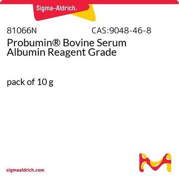 Seroalbúmina bovina Probumin&#174; calidad reactiva pack of 10&#160;g