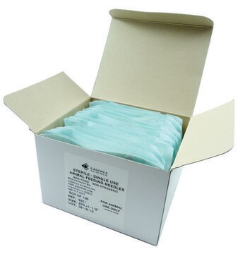 Animal feeding needle, sterile, disposable, malleable 304 SS size 20G, L × diam. 2.8&#160;in. × 1.9&#160;mm , ball