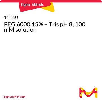 PEG 6000 15% – Tris pH 8; 100 mM solution