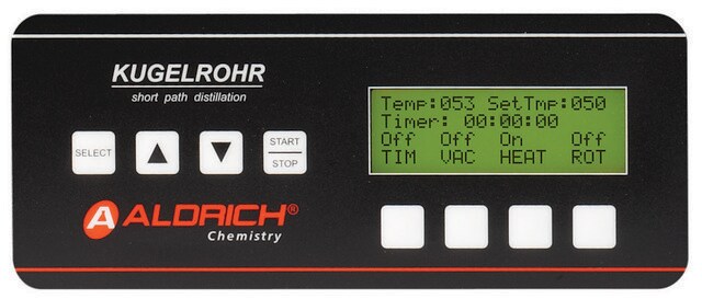 Aldrich&#174; Kugelrohr&#8482; short-path distillation apparatus AC/DC input 230 V AC, European 2-pin plug