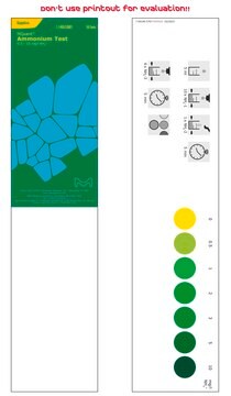 Ammonium Test in freshwater and seawater colorimetric, 0.5-10&#160;mg/L (NH4+), for use with MQUANT&#174;