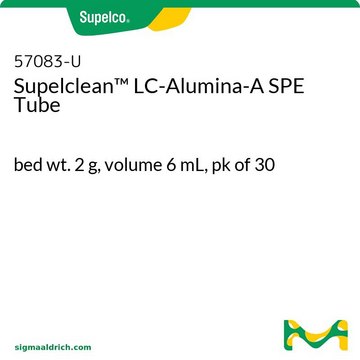 Tubes de SPE Supelclean&#8482;&nbsp;LC-Alumina-A bed wt. 2&#160;g, volume 6&#160;mL, pk of 30