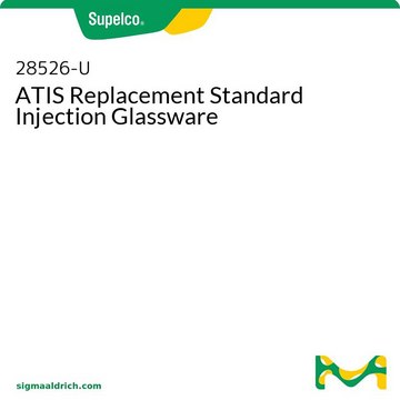 Verrerie de rechange pour injection standard sur système ATIS