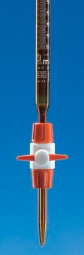 BRAND&#174; Compact BLAUBRAND&#174; Burette class AS, DE-M, brown glass tube, volume 10&#160;mL