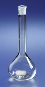 Pyrex&#174; volumetric flasks with PE stopper capacity 250&#160;mL