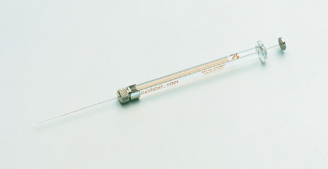 Hamilton&#174; GASTIGHT&#174; 1700 series syringe Model 1750N with cemented needle, capacity 500&#160;&#956;L, needle size 22&#160;gauge