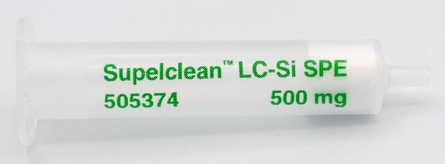 Tubo Supelclean&#8482; per LC SPE con silice bed wt. 500&#160;mg, volume 6&#160;mL, pk of 30