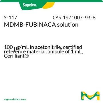 MDMB-FUBINACA 溶液 100&#160;&#956;g/mL in acetonitrile, certified reference material, ampule of 1&#160;mL, Cerilliant&#174;