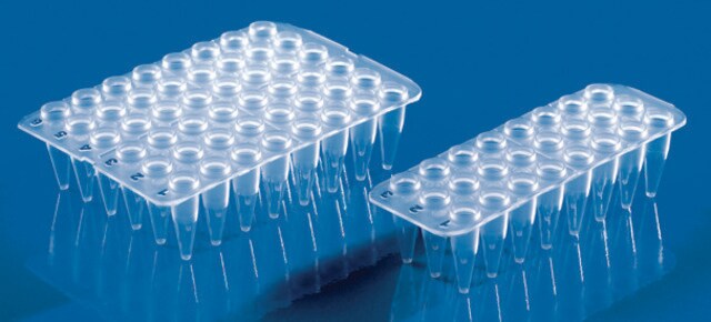 BRAND&#174; 48-well PCR plates no skirt, thin-walled, flexible, clear