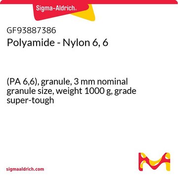 Polyamide - Nylon 6, 6 (PA 6,6), granule, 3&#160;mm nominal granule size, weight 1000&#160;g, grade super-tough