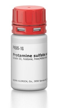 Protamin -sulfat (Salz) aus Heringen Grade III, histone, free(Millon test)