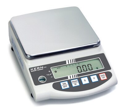 Kern EW-N series toploader balances Kern EW 2200-2NM+YKA-03, weighing capacity 2200&#160;g, resolution: ±0.01&#160;g, linearity: 0.01&#160;g