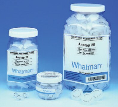 Whatman&#174; Anotop&#174; 10 Spritzenfilter pore size 0.2&#160;&#956;m, pack of 50