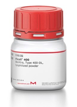 Polissacarose 400 BioXtra, Type 400-DL, lyophilized powder