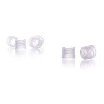 Kimble&#174; Closed Top Linerless Polypropylene Screw Thread Cap 13-415, natural screw cap