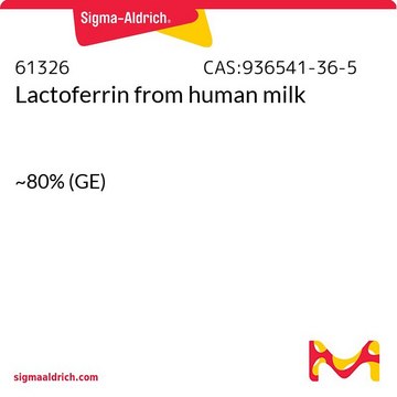 ラクトフェリン from human milk ~80% (GE)