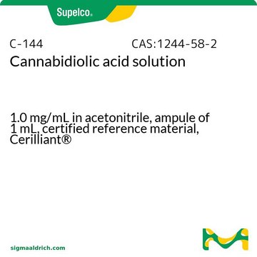 Acido cannabidiolico 1.0&#160;mg/mL in acetonitrile, ampule of 1&#160;mL, certified reference material, Cerilliant&#174;