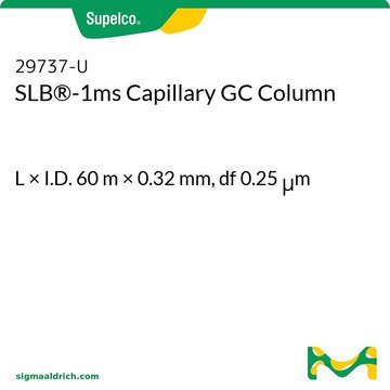 SLB&#174;-1ms Capillary GC Column L × I.D. 60&#160;m × 0.32&#160;mm, df 0.25&#160;&#956;m