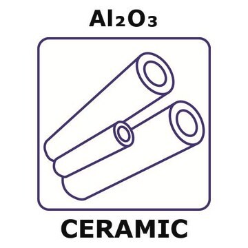 Alumina tube, outside diameter 4.0 mm, length 300 mm, wall thickness 1.0&#160;mm