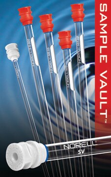 Norell&#174; Sample Vault Series&#8482; NMR tubes standard wall, open cap, frequency 950 MHz, diam. × L 3&#160;mm × 178&#160;mm