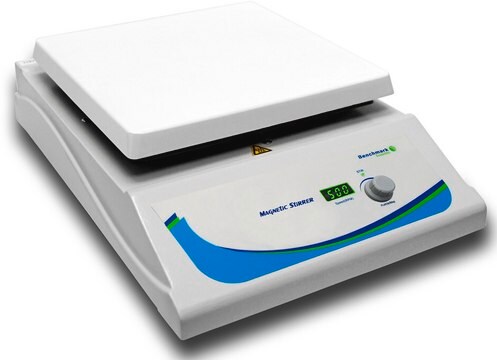 Benchmark 10 x 10 inch Magnetic Stirrer AC/DC input 230 V, EuroPlug