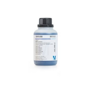 Pufferlösung (boric acid/potassium chloride/sodium hydroxide), coloured: blue traceable to SRM from NIST and PTB pH 9.00 (20&#176;C) Certipur&#174;