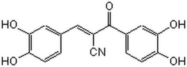 AG 538, CAS-Nr. 133550-18-2, Calbiochem A potent, cell-premeable, reversible, and competitive inhibitor of IGF-1 receptor kinase (IC&#8325;&#8320; = 400 nM).